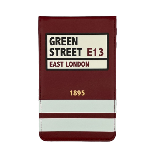 West Ham (Green Street) Golf Scorecard Holder / Yardage Book