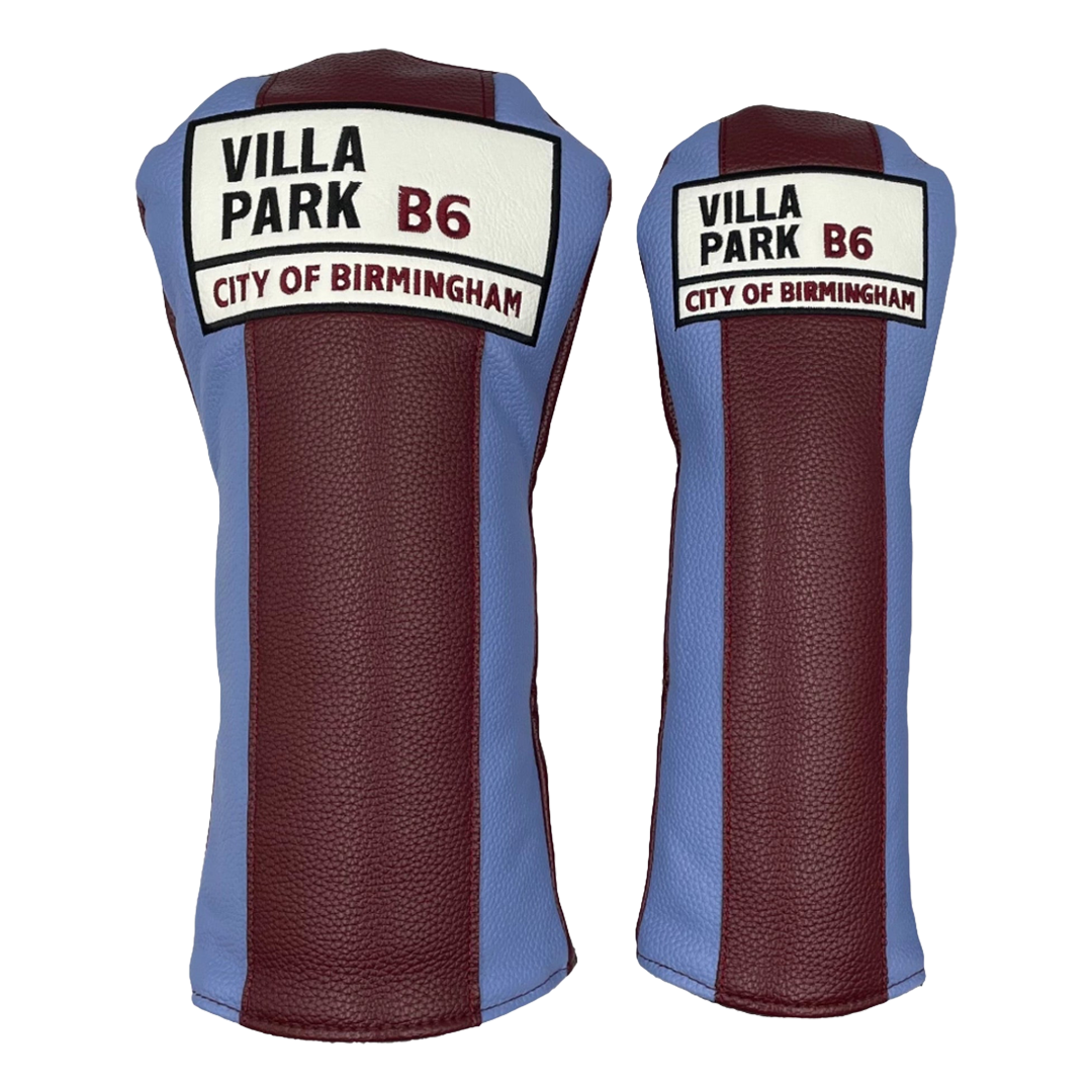 Aston Villa Driver & Wood Headcover Bundle