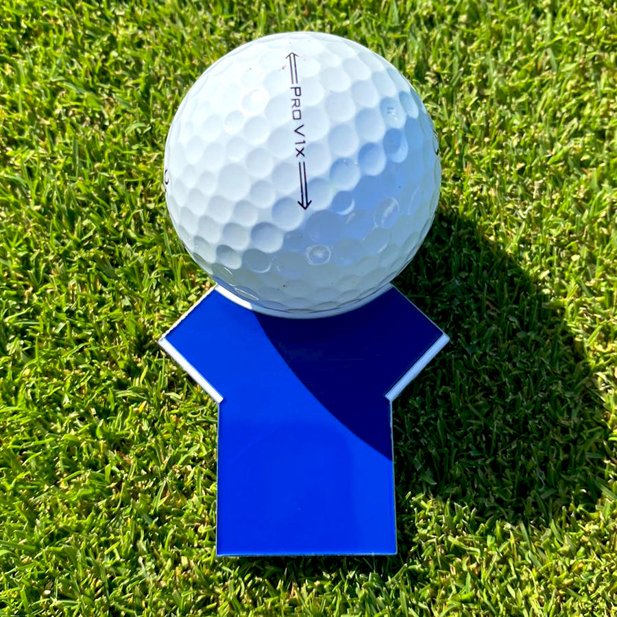 Blue & White Football Shirt Golf Ball Marker - Chelsea/Everton