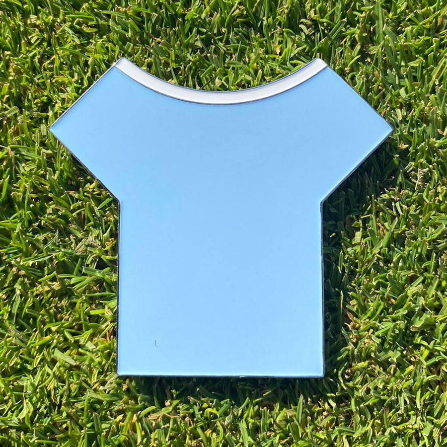 Sky Blue Football Shirt Golf Ball Marker - Man City/Coventry