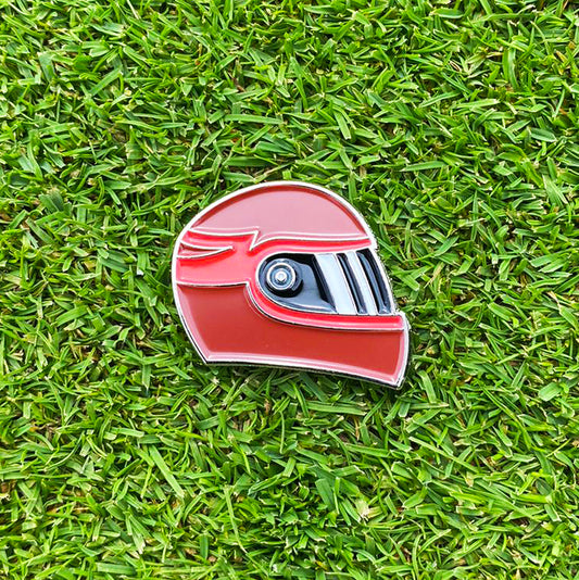 Golf Ball Marker - Racing Helmet