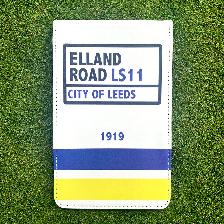 Leeds (Elland Road) Golf Scorecard Holder / Yardage Book