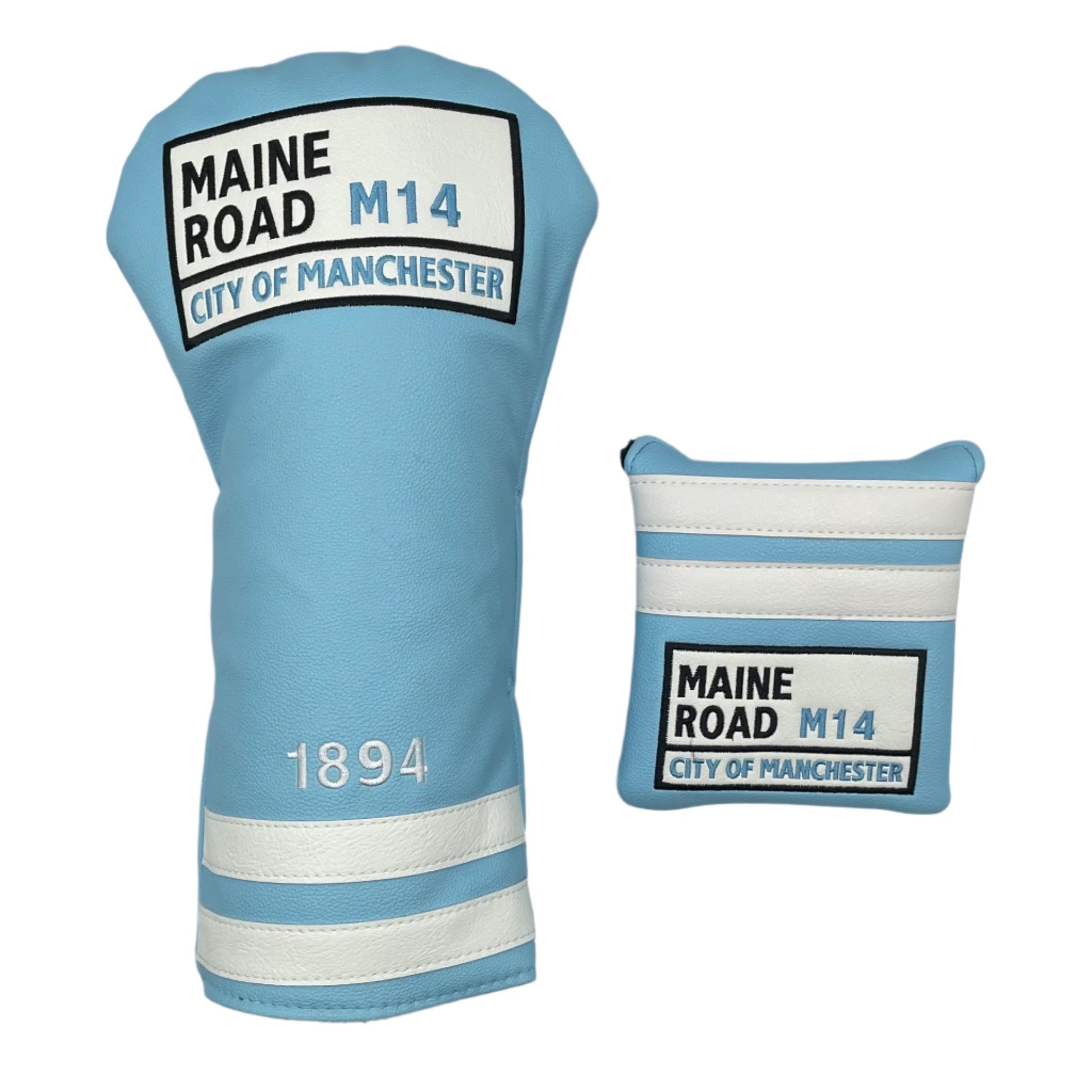 Man City (Maine Road) Driver & Mallet Headcover Bundle