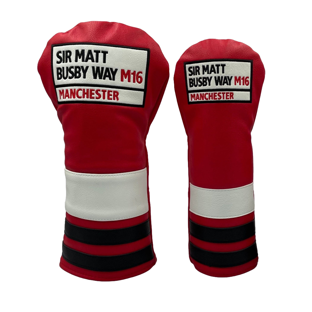 Man United Driver & Wood Headcover Bundle