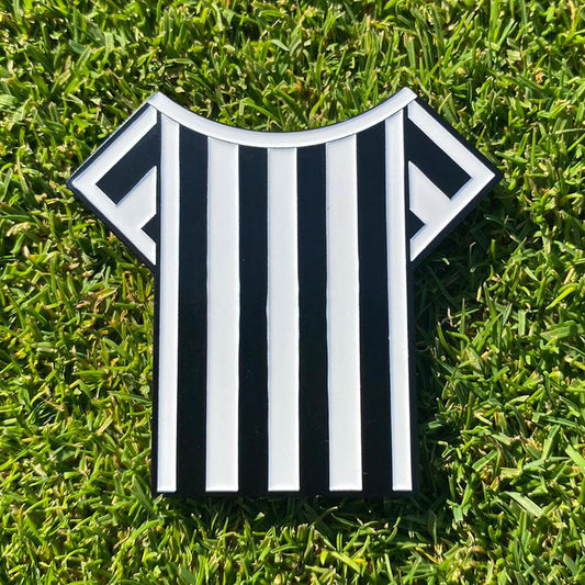 Black & White Striped Football Shirt Golf Ball Marker - Newcastle United