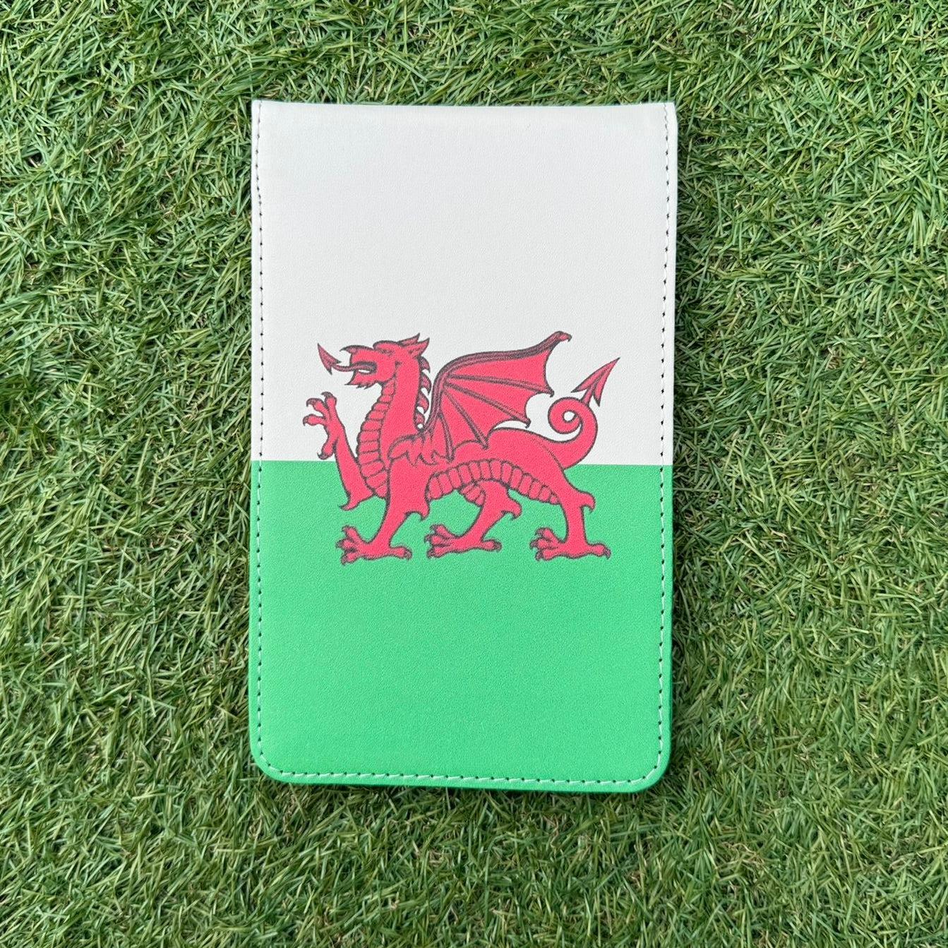 Wales Golf Scorecard Holder / Yardage Book