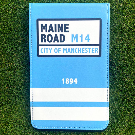 Manchester City (Maine Road) Golf Scorecard Holder / Yardage Book