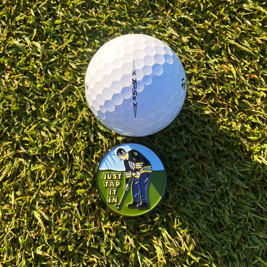 Golf Ball Marker - Just Tap It In (Happy Gilmore)